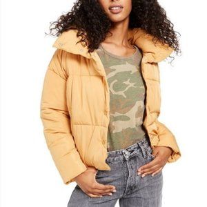 Free People Athenian Bronze Weekender Puffer Jacket in Sz XS - NWT